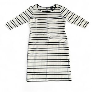 Pink Tartan Black & White power stretch Dress L